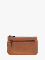 Coin Purse Madras Leather Etrier Brown madras EMAD612