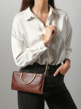 Handbag Tradition Leather Etrier Brown tradition ETRA052M-vue-porte