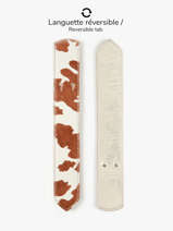 Languette Fantaisie Agns Etrier Marron agnes EAGN121A