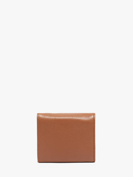 Leather Wallet Madras Etrier Brown madras EMAD097 other view 3